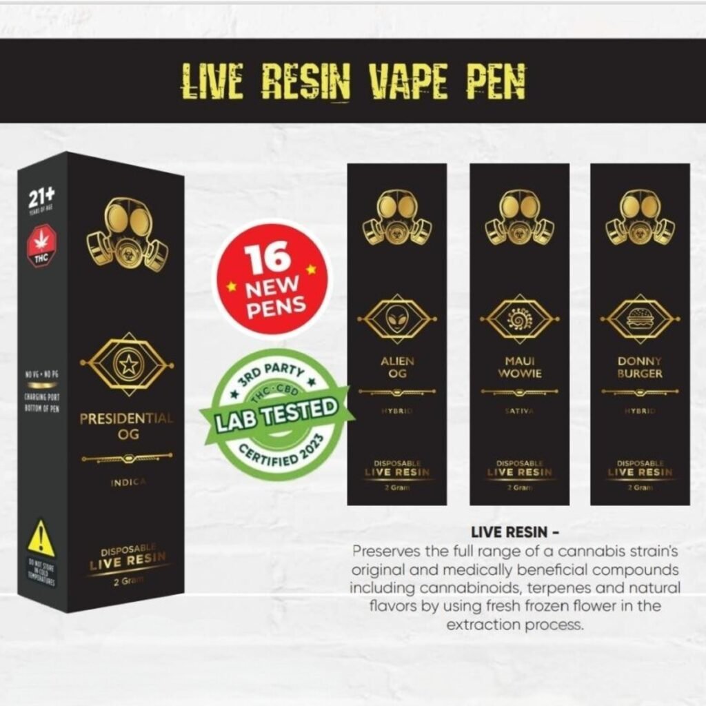 Gas Gang 2g Live Resin Vape Pens — Gas Gang
